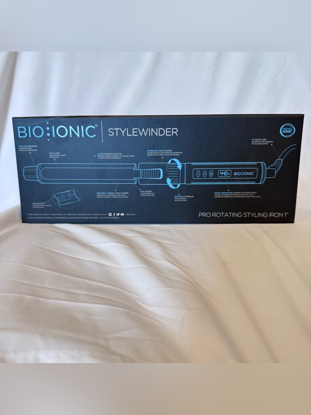 Bio Ionic StyleWinder Pro Rotating Styling Iron - White - Picture 3 of 9